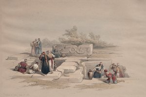 Brunnen in Kana, 1839