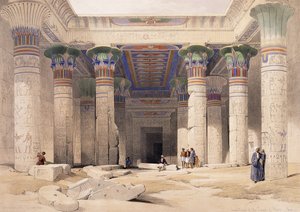 Großes Portikus des Tempels von Philae - Nubien, 1842-1849