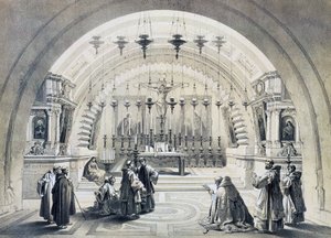 Innenansicht der Kirche des Heiligen Grabes, Jerusalem