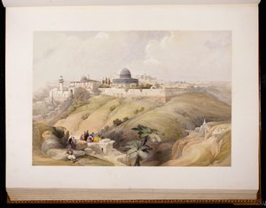 Jerusalem, 9. April 1839, graviert von Louis Haghe, 1843