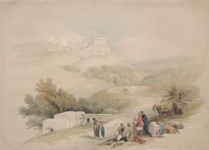 Ruinen der Kirche St. Johannes Sabaste von David Roberts