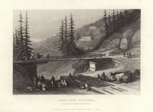 Simla, in der Nähe von Belaspoor von David Roberts