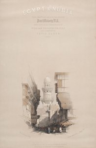 Straßenszene in Kairo, Ägypten von David Roberts