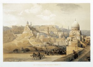 Die Zitadelle von Kairo, Palast von Mehemet Ali in „Das Heilige Land“, London 1849 von David Roberts
