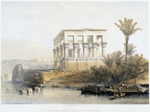 Der Hypäthrale Tempel in Philae, genannt das Bett des Pharao - in „Das Heilige Land“, London 1849 von David Roberts