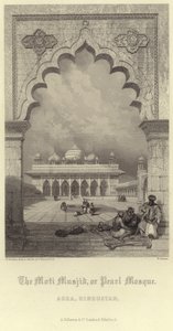 Die Moti Musjid in Agra von David Roberts