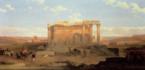 Die Ruinen des kleineren Tempels in Baalbeck
