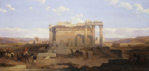 Die Ruinen des kleineren Tempels in Baalbeck