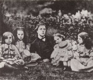 Lewis Carroll mit den Macdonald-Kindern von David Scott Lieutenant-Colonel (after) Dodgson