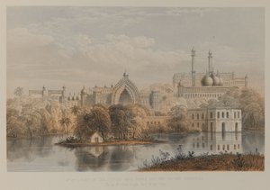Ansicht des Großen Iman Barra und des Roome Durwaza, Lucknow