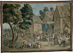 Dorffest (Sankt Georgs Messe), aus einer Teniers-Serie von David Teniers