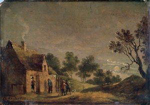 Eine Taverne bei Nacht, 17. Jahrhundert von David Teniers the Younger