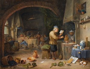 Der Alchemist von David Teniers the Younger