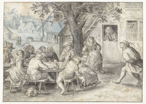 Festliche Bauern, Soldaten und Huren