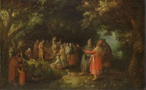 Johannes der Täufer predigt