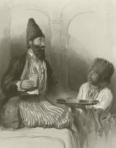 Ein persischer Prinz, sein Sklave bringt ihm Sorbet von David Wilkie