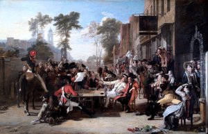 Chelsea-Pensionäre lesen die Waterloo-Depesche