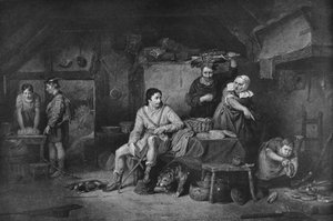 König Alfred im Neatherd Cottage, 1806, 1912 von David Wilkie