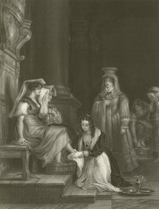 Prinzessin Doria wäscht den Pilgern die Füße von David Wilkie