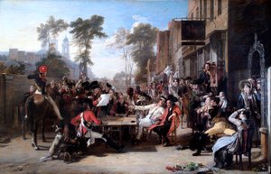 Die Chelsea-Pensionäre lesen die Waterloo-Depesche, 1822
