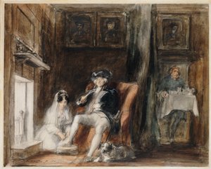 Der behinderte Kommodore im Ruhestand im Greenwich Hospital, 1830 von David Wilkie