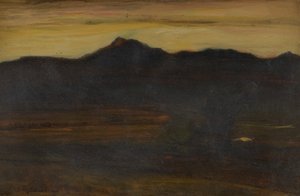 Ben Ledi, Sonnenuntergang von David Young Cameron