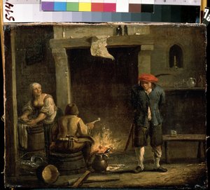 Am Ofen von David Teniers the Younger