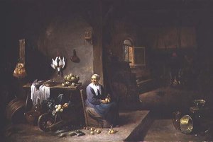 Innenraum einer Bauernwohnung