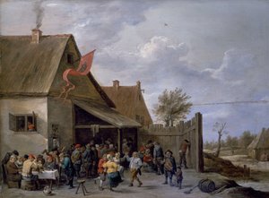 Kirmes am St. Georgstag von David Teniers the Younger
