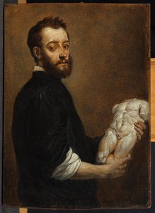 Porträt eines Bildhauers, nach Giovanni Battista Moroni