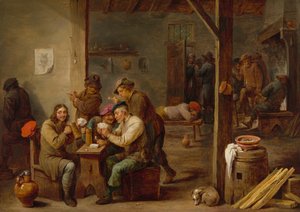 Wirtshausszene von David the Younger Teniers