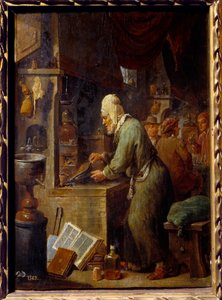 Der Alchemist von David Teniers the Younger
