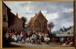 Die Dorffehde von David Teniers the Younger