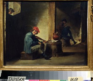 Ein Musiker von David Teniers the Younger