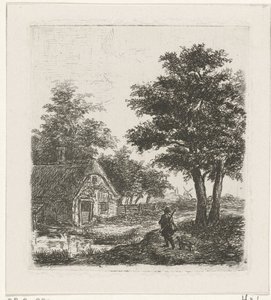 Jäger in einer Landschaft von David van der Kellen