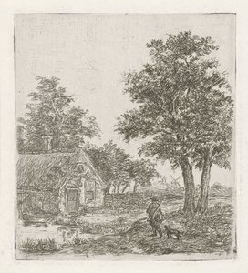 Jäger in einer Landschaft von David van der Kellen