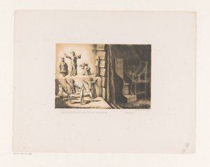 Götzenbilder von Menschen und Tieren und zwei Sitze