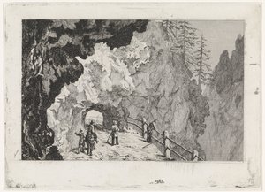 Durchgang in den Felsen von David van der Kellen
