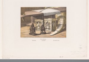 Schachfiguren, Schreibtafel und Trinkhorn, 8. und 9. Jahrhundert