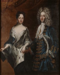 Friedrich IV. (1671-1702), Herzog von Holstein-Gottorp, und seine Gemahlin Hedvig Sophia (1681–1708), schwedische Prinzessin von David von Krafft