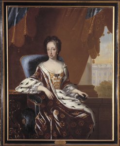 Hedvig Eleonora, 1636-1715, Prinzessin von Holstein-Gottorp, Königin von Schweden von David von Krafft