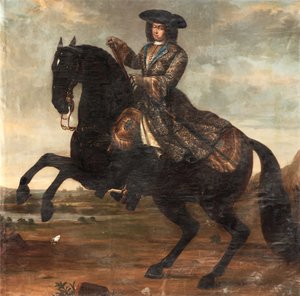 Reiterporträt von Karl XI. von Schweden (1655-1697)
