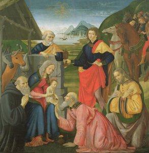 Die Anbetung der Könige von Davide and Domenico  Ghirlandaio