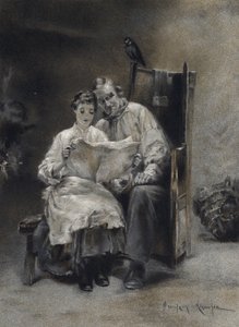 Nachrichten vom verlorenen Sohn (Farblithografie)