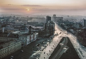 UdSSR Moskau Komsomol Platz, Leningrad & Jaroslawl Bahnhöfe