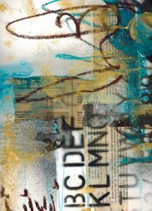 Abstrakte Alphabet Collage von Deb Chaney