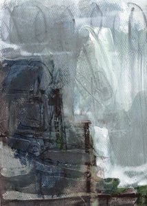 Abstrakter Wasserfallfluss