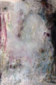 Dramatisches Pink-Blau Abstrakt