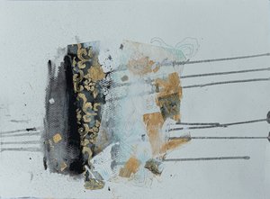 Elegantes Goldenes Abstrakt