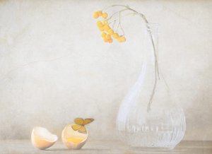 Schmetterling Ei und Beeren von Delphine Devos
